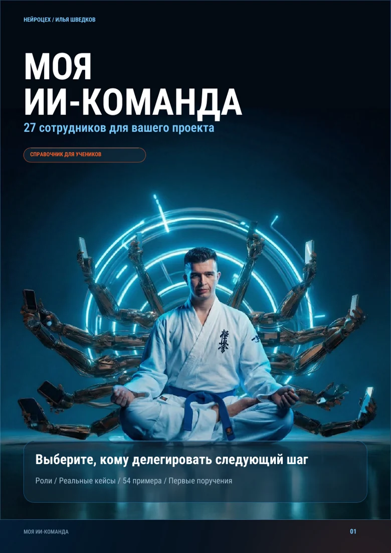 Обложка справочника «Моя ИИ-команда»