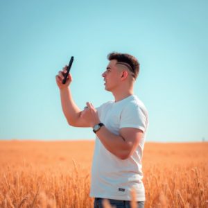 Индивидуальный предприниматель Шведков Илья Александрович стоит посреди пшеничного поля, в руке телефон без сигнала, кричит: “ChatGPT, спаси меня!”, при этом абсолютно серьёзен