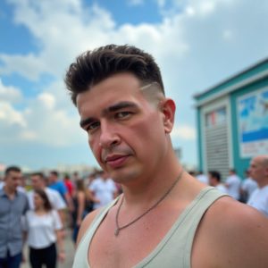 ИП Шведков И.А. смотрит прямо в объектив, вокруг — хаос, движение, но он неподвижен, как центр шторма