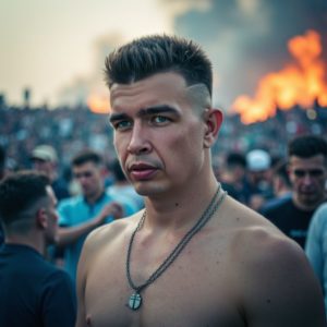 ИП Шведков И.А. смотрит прямо в объектив, вокруг — хаос, движение, но он неподвижен, как центр шторма