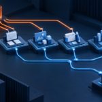 Оранжевый узел решения соединяет четыре функции ИИ-SMM-отдела с проверенным материалом