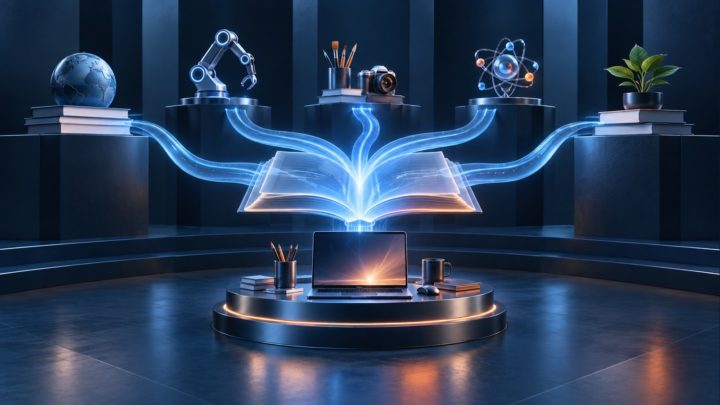 Светящаяся книга соединяет знания с рабочим местом: обучение ради применения